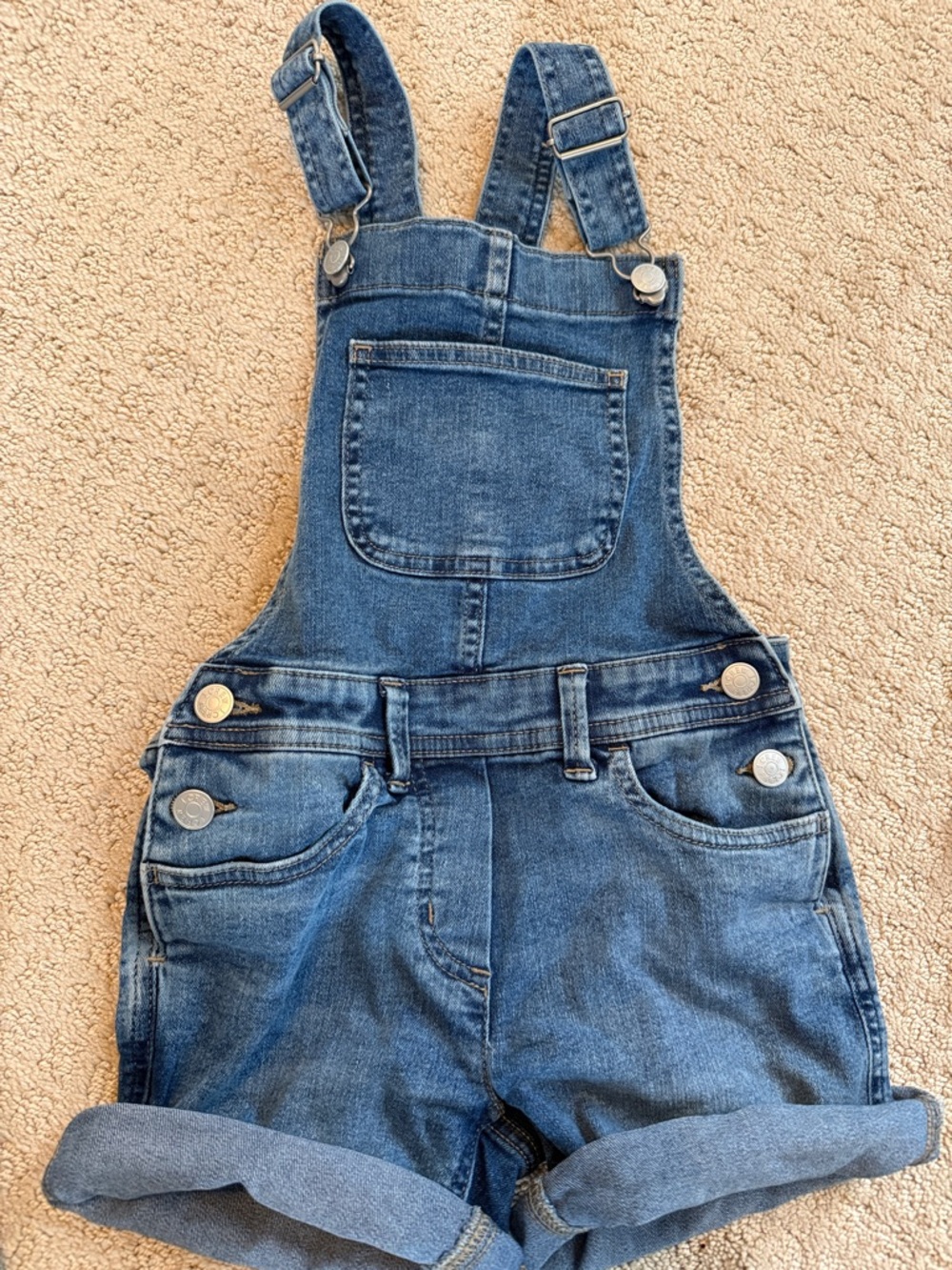 Crew cuts Jcrew kids Denim Short Overalls - Blue